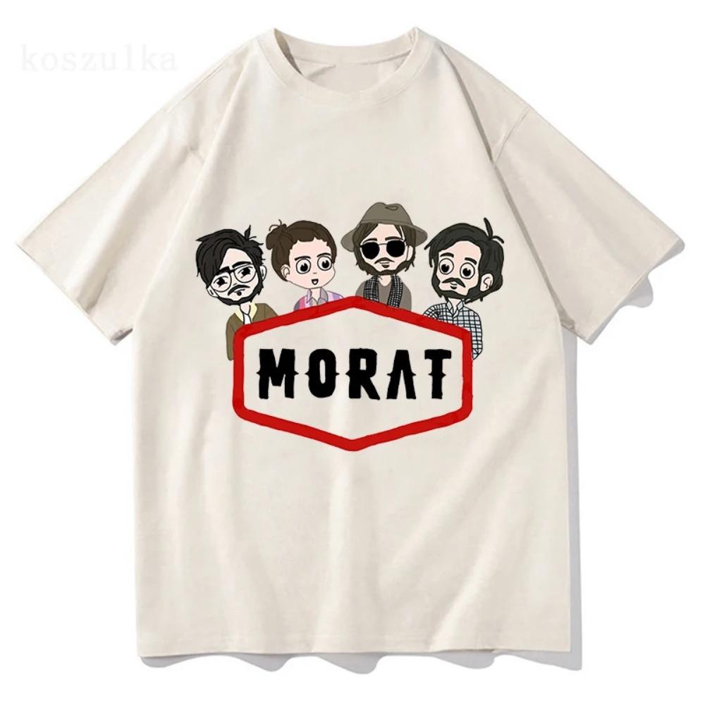 Morat Si Ayer Fuera Hoy US Tour T Shirt 2026 Men/women Harajuku Vintage Graphic Tshirt Classic Unisex High Quality Cotton Shirts