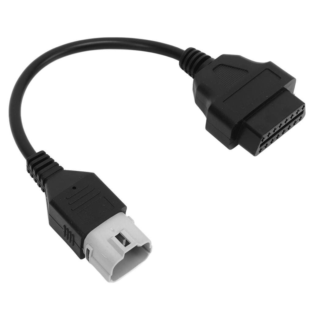 OBD2 Cable 6pin OBDII Test Diagnostic Connector Adapter Cable Replacement for Suzuki Motorcycle