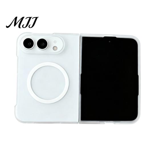Ultra Thin Foldable Case Magnetic Clear for IPhoneDuo 2026, Anti-Yellowing PC Phone Cover Anti Oxidation Material with Precise Cutouts, Ultra-Thin