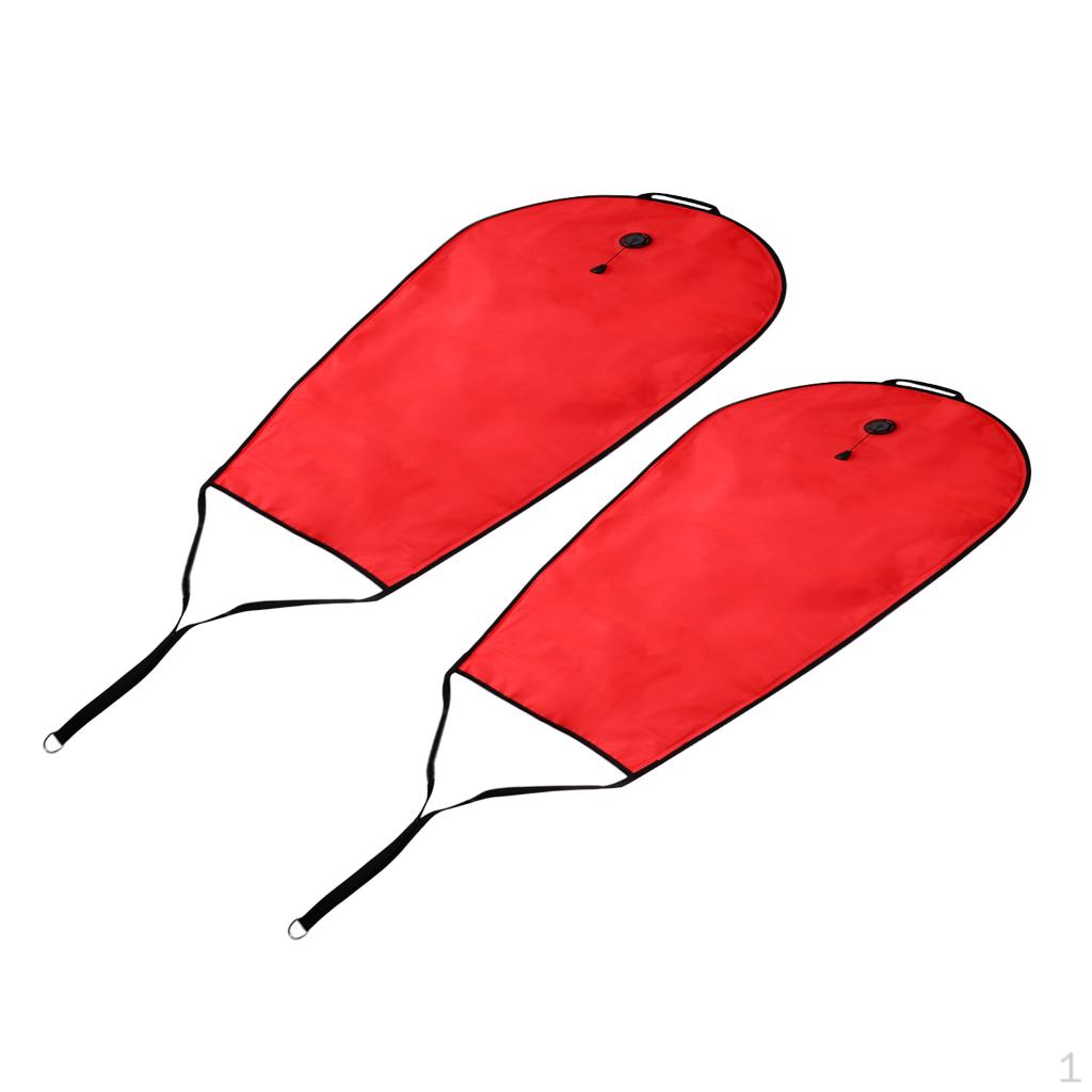 

2 шт./компл. Высокая видимость Подводное плавание 125 фунтов Мешок для подъема затонувших объектов и Клапан избыточного давления Снаряжение