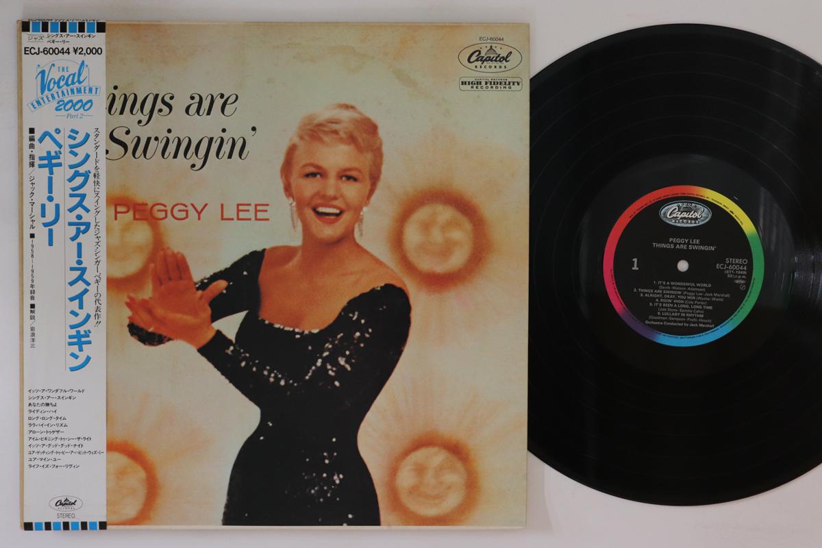 

LP Record PEGGY LEE - Things Are Swingin ECJ60044 CAPITOL Japan Obi Jazz