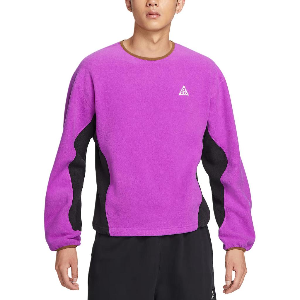 Nike ACG Wolf Tree Loose Fit Crew Neck Pullover Long Sleeve Fleece Jacket Men jackets HV1118-551