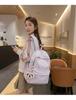 Schoolbag female Korean version large capacity backpack junior high school student bag leisure alphabet travel backpack versatile computer bag