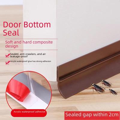 Premium Door Seal Strip: Dual-Material, Soundproof, Windproof, Waterproof, and Self-Adhesive for Doors and Windows.