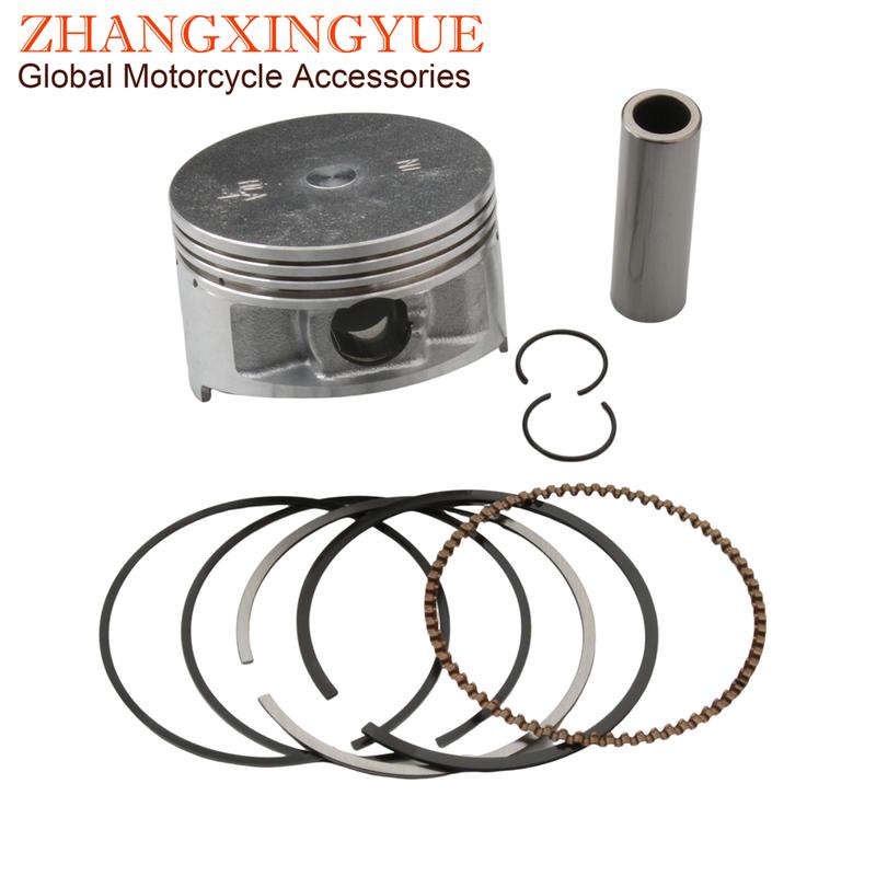 61mm Piston Kit For SYM HD2 HD200 GTS200 Joyride 200 EVO 13101-HLA-000 13010-HLA-000 Engine Parts