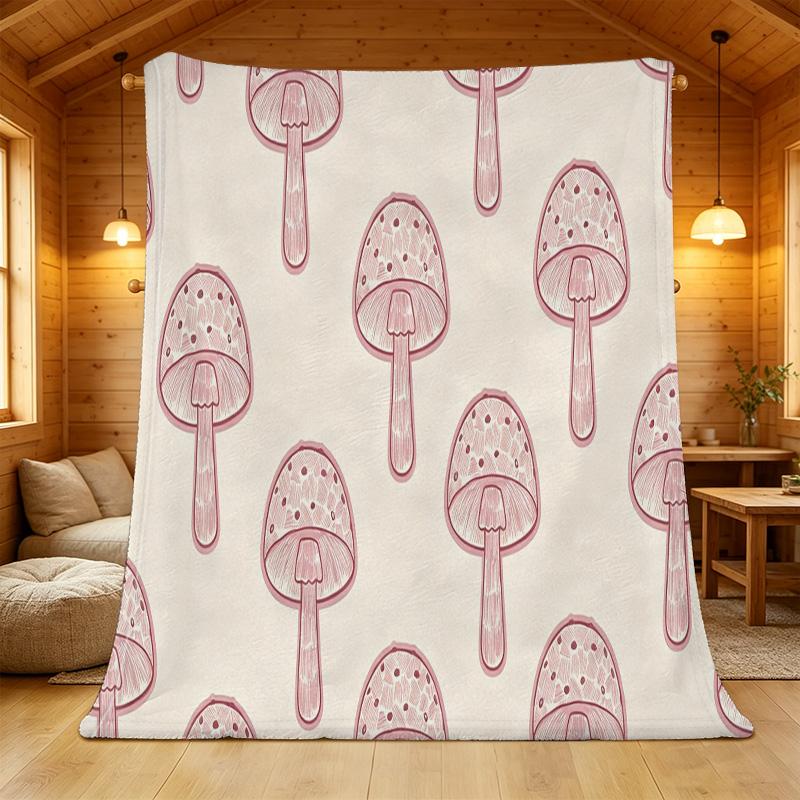 Printed Flannel Fleece Blanket - Soft, Warm & Skin-friendly, Perfect for Home, Dorm, Halloween & Christmas