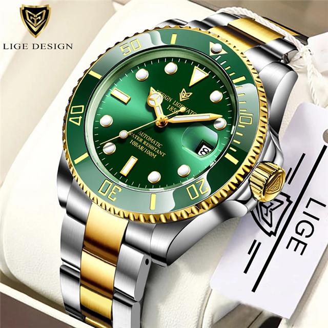 Fashion Sports Waterproof Men's Mechanical Wristwatches Casual Business Luminous Automatic Watch For Men Relogios Masculino