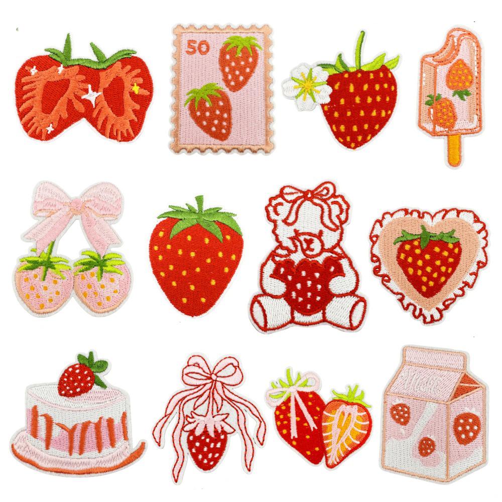 1Set Mixed Style Embroidery Patches Iron On Applique Dress Clothing Repair Decoration Badges