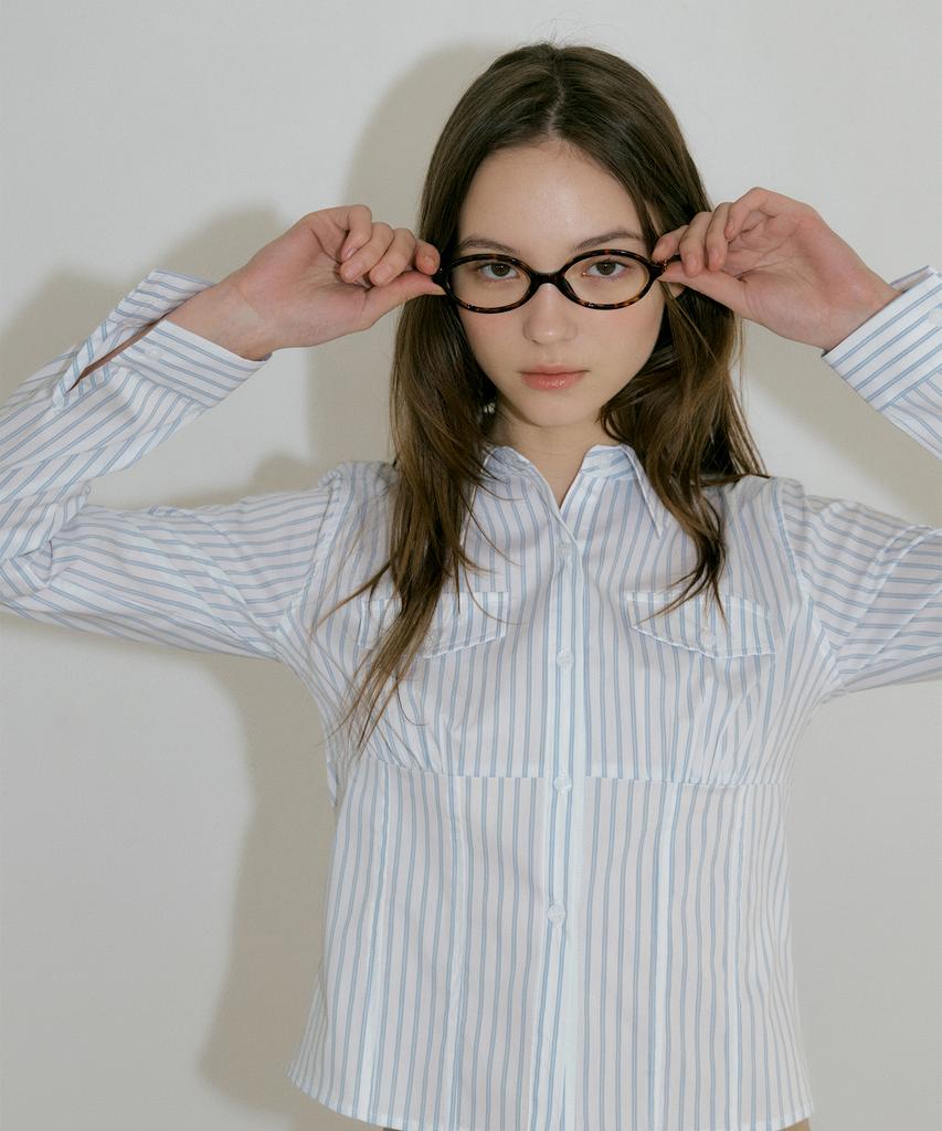 AUTHENTI Striped Pocket Shirt_Ivory