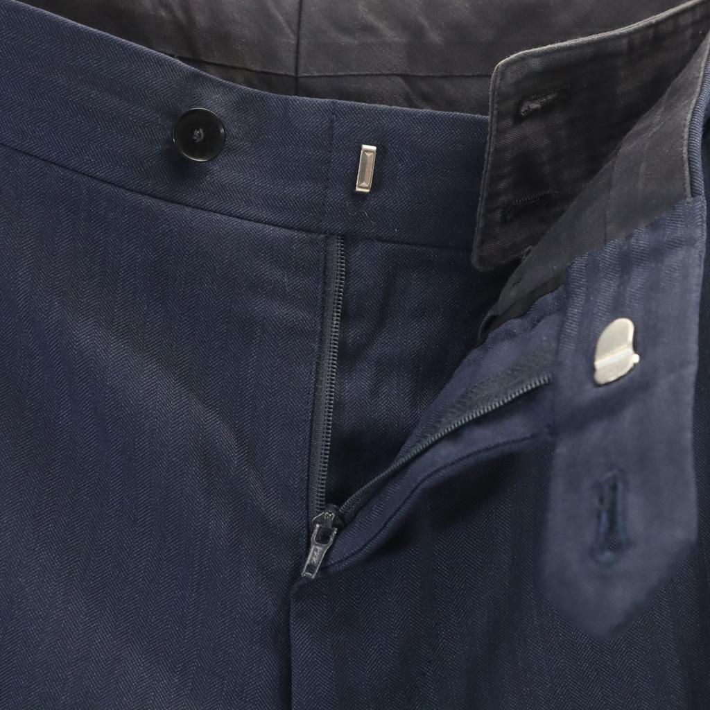 EDIFICE made in Japan suit Setup 44 Navy Men's Used