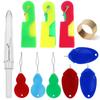 Needle Threaders with Thimble Sewing Tool Handmade Craft Set Supplies for Sewing Embroidery Needlework Craft