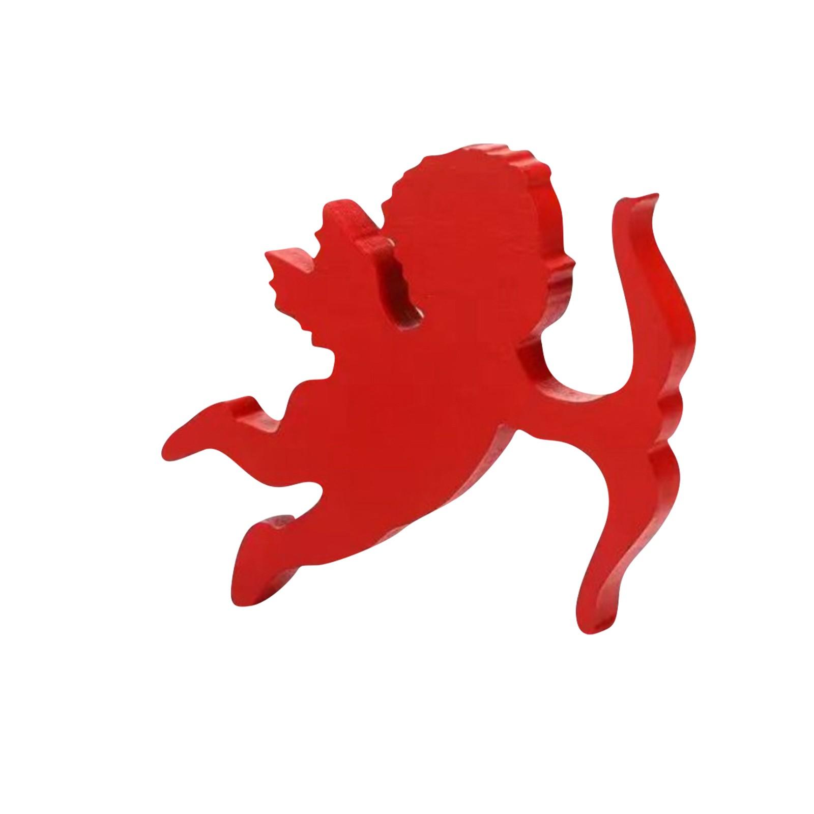 

День святого Валентина Купидон Деревянные украшения Креативный орнамент Купидон Гостиная Ресторан Украшение рабочего стола One Size