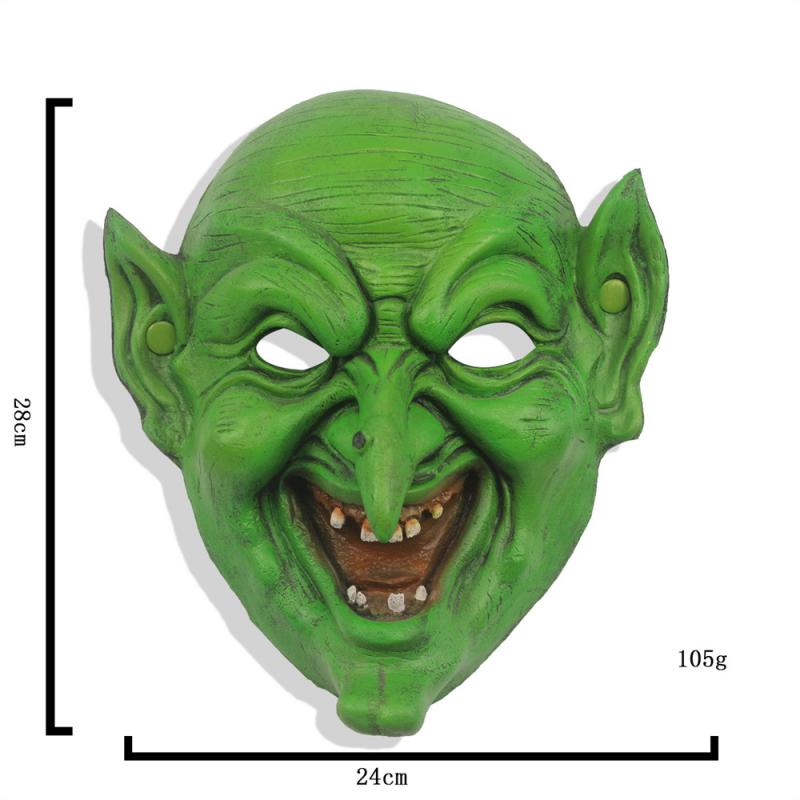 Mask Set Off The Atmosphere Pu Foam Witch Mask Funny Mask Realistic Design 24*28cm Halloween Mask Horror Mask Selected Materials