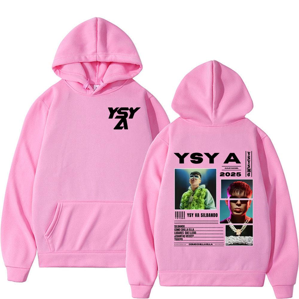 Rapper YSY A Ysysmo 2025 Tour Graphic Hoodie Men Women Retro Harajuku Fashion Hip Hop Sweatshirt Oversized Casual Fleece Hoodies
