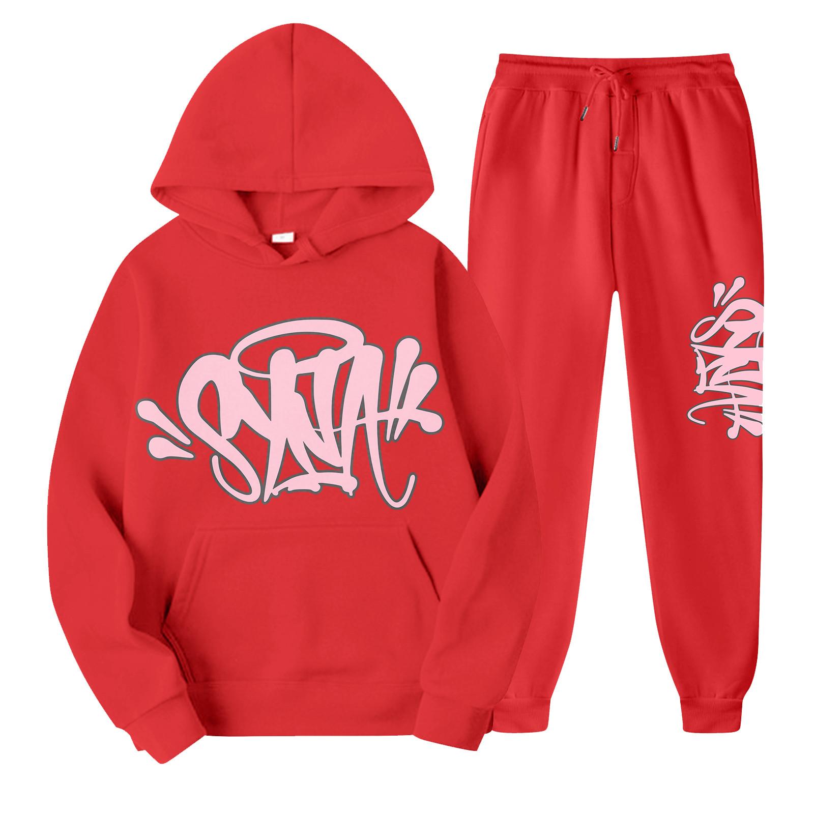 Women s Hooded Long Sleeve Long Pants Letter Printed Sports Sweatshirt Set S