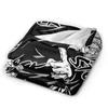 Anime Satoru Gojo Blanket  Airplane Travel Flannel Bedding Throws For Couch Chair Warm Custom Quality Bedspread Birthday Gift