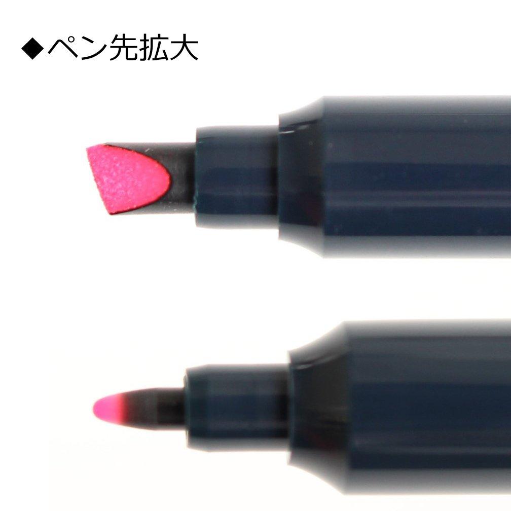Tombow Pencil Fluorescent Kei Coat Twin Pink Pen Polymer Coated 10 Pen, Type, (Strong Tip! Lead), Pens, WA-TC90-10P