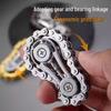 Creative Zinc Alloy Car Chain Fidget Spinner Gear