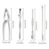 4 Pcs Seafood Tool Set Crab Shrimp Fruit Pliers Fork Spoon Set Nut Walnut Lobster Crab Cracker Tools Kitchen Accessories