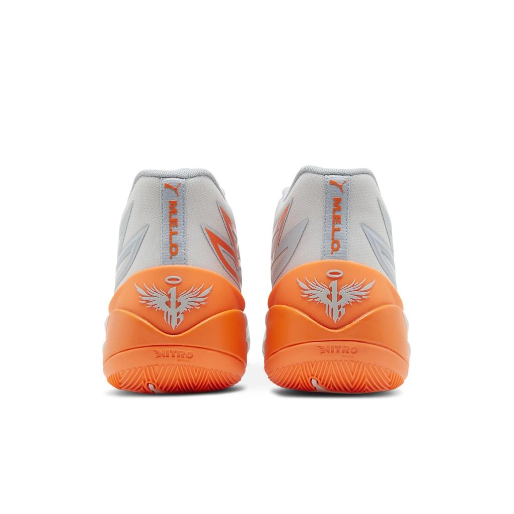 Puma MB.02 'Gorangé' (Unisex) Platinum Grey / Ultra Orange Basketball Shoes 378288 02