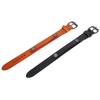 2Pcs Genuine Leather Bracelet Adjustable Buckle Punk Vintage Wristband Hand Decoration