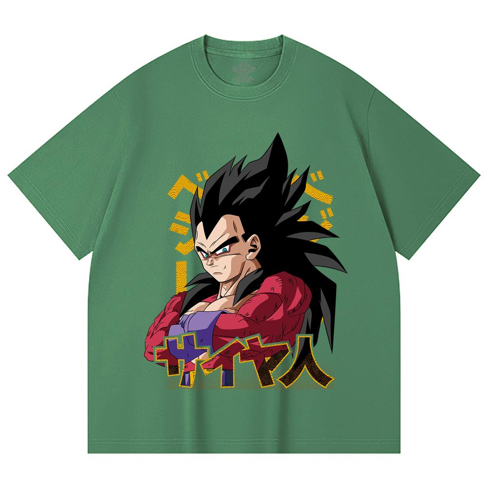 230 Gsm 100% Cotton Dragon Ball V18 Goku Print Unisex Heavy Cotton T Shirt