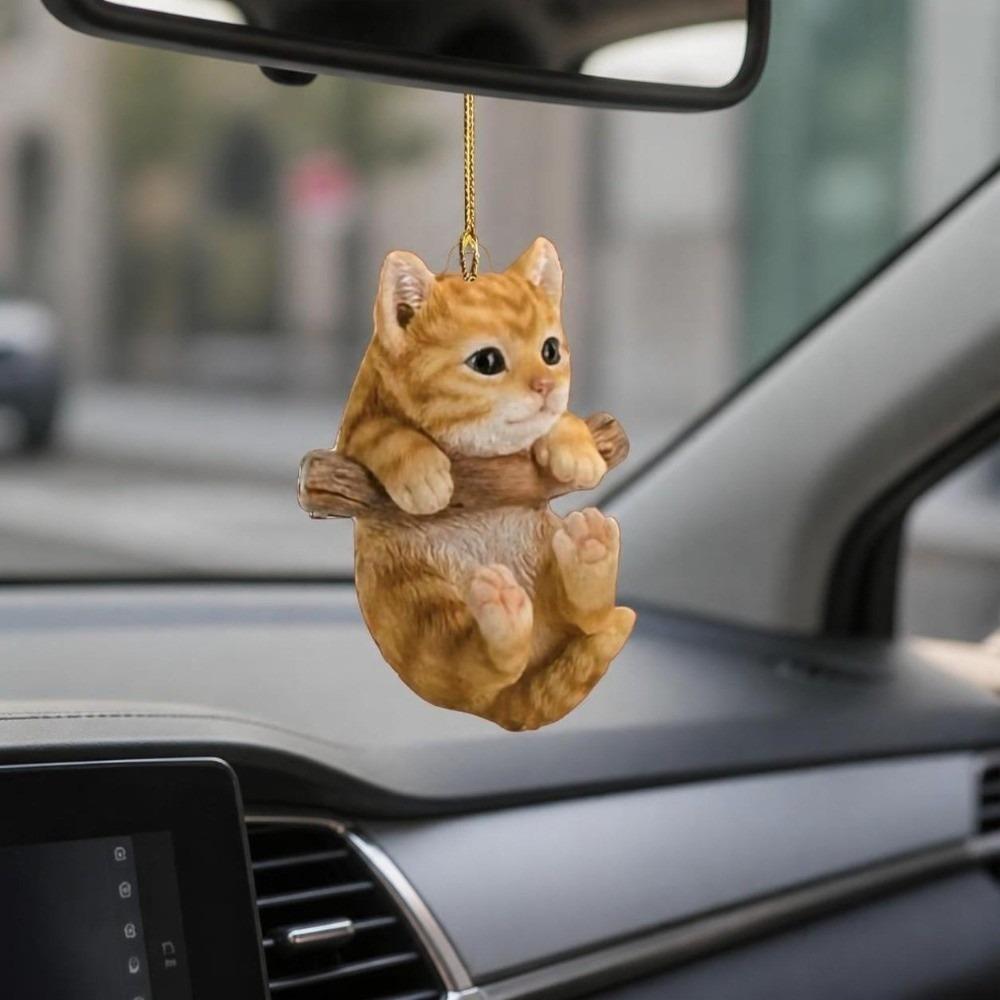 Cat Design Car Pendant Small Size Car Interior Accessories Car Interior Decoration