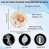 10 Inch Hanging Wind Spinner with 360 Degree Hook for Balcony Garden Decor Spring Summer Outdoor Decoration