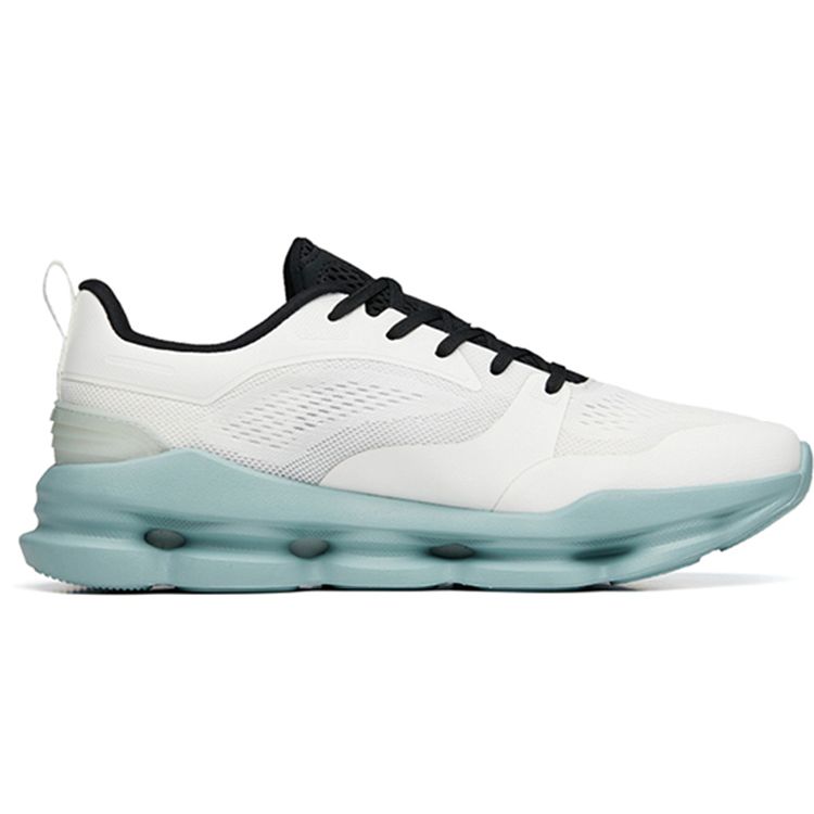 ANTA Men N-SLO Cushioning Breathable Running Shoes White Mint Green 112237720-1