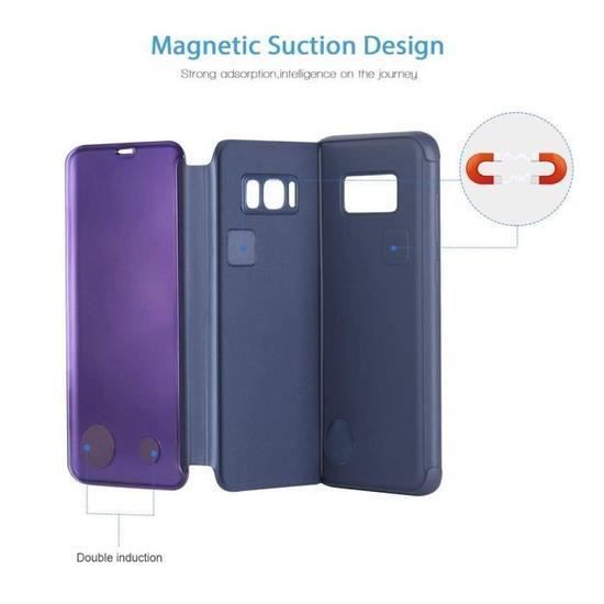 Coque - Samsung - Galaxy S9 Plus - Translucide - Standing Support - Violet