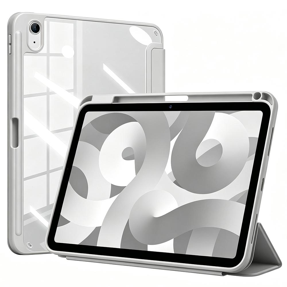 Pro iPad A16 10. a 11. generace 10,9" 11" / Magnetický obal na tablet s držákem na tužku, Trojitý skládací kryt s stojánkem, Automatické probuzení/uspání