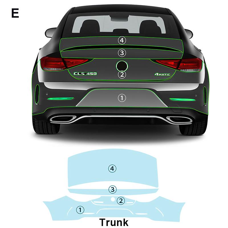 Mercedes-Benz CLS C257 Invisible Paint Protection Film - Scratch-Resistant & Gloss Enhancing