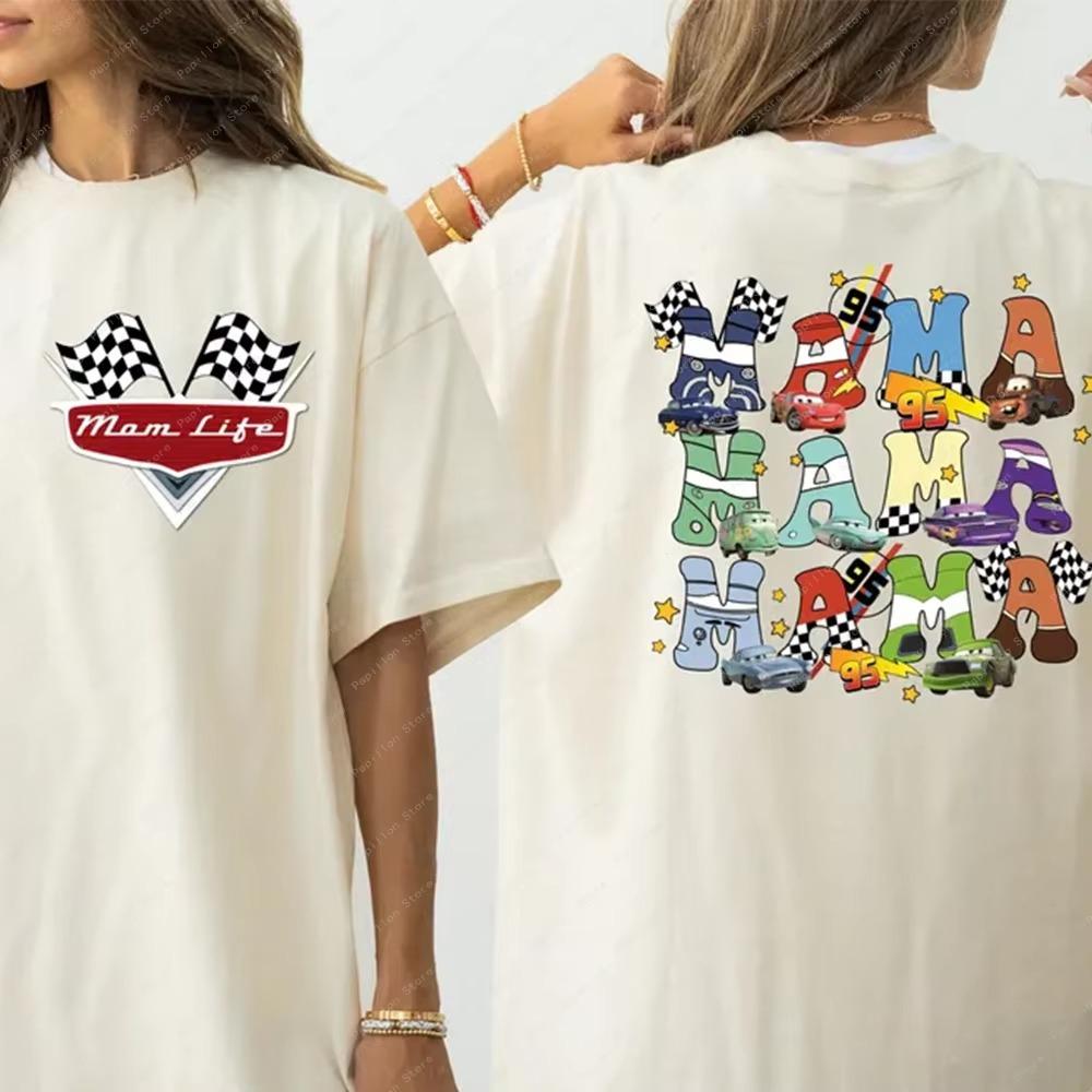 

Cars Mom Comfortable Color T-shirt Mother s Day Gift Mother s Top Pixar Cars MomT-shirt Clothing 2026 Trendy M