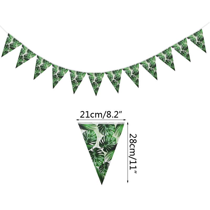 Artificial Tropical Palm Leaves Plant Hawaiian Luau Aloha Summer Jungle Theme Party Decoration Wedding Birthday Home Table Decor