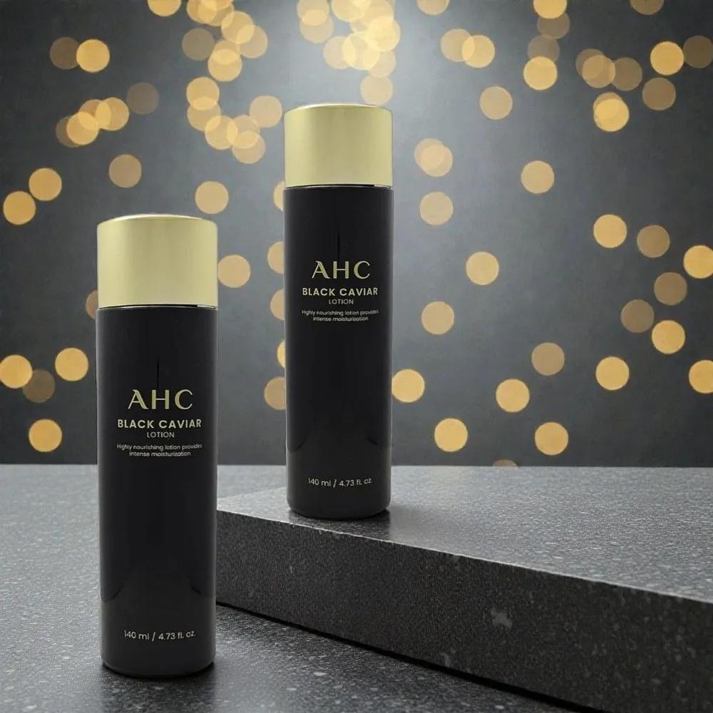AHC Black Caviar Toner 140ml OR Lotion 140ml / Whitening, Anti-wrinkle Superfood Caviar Care