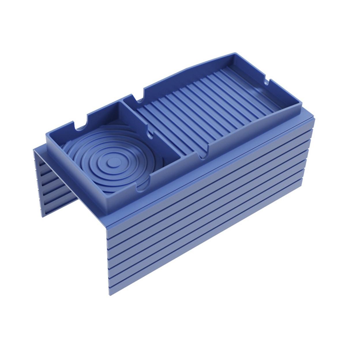

Sofa Cup Holder Tray Made of Silicone for Enhanced Convenience at Home синий