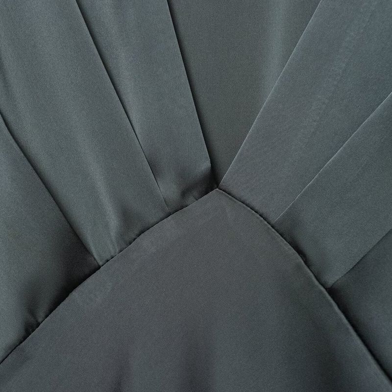 Kaslead New Arrival Women's Clothing Fashion Style Fashion Silk Satin Texture Midi Skirt Dress 2330399