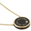 Marc Jacobs The Medal Reversible Necklace Pendant, Pendant, Black/Gold