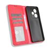 For Realme GT7 5G (China)/Realme GT 7 5G Leather Case Wallet Stand Retro Texture Phone Cover