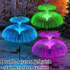 LED Solar Jellyfish Garden Lights Outdoor Waterproof Christmas Ornaments Yard Balcony Lawn Decoration Solar Powered Flowers Lamp
