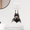 Fledermaus Wandaufkleber für Wohnzimmer Schlafzimmer Badezimmer Selbstklebend Abnehmbar Heimdekoration