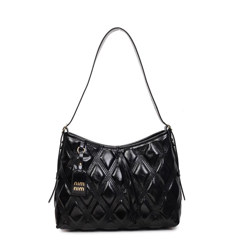 

Women s High-Value Handbag: 2025 Autumn/Winter Fashion, Large-Capacity Tote, Versatile Shoulder & Crossbody чёрный