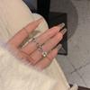 New Fashion Zircon Flower Adjustable Bracelet for Women Elegant Love Heart Butterfly Round Shiny Wedding Bracelet Jewelry Gift
