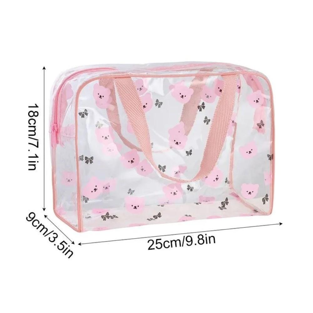 Langlebige Toilettentasche mit großem Fassungsvermögen, wasserdichte PVC-Make-up-Tasche, Schwimmtasche