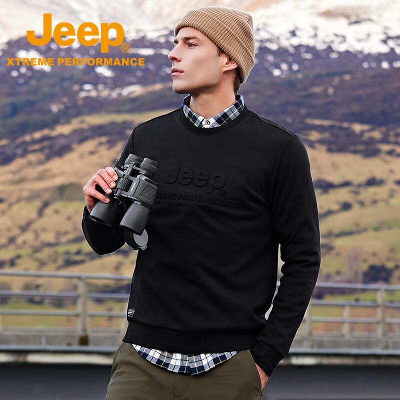 Jeep Men s Casual Crewneck Sweatshirt L