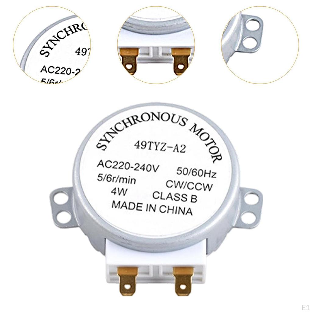 Synchronous Motor Oven Microwave Turntable Repairment 220-240V 4W Part Electric Fittings 4RPM Sturdy