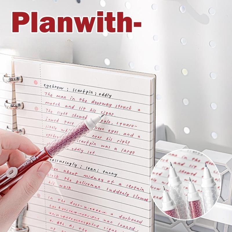 Planwith Friends Program, Soft Grip Honeycomb Pen, Student Homework Correction Correction Red Pen st Head Press Gender Pen
