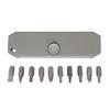 1 Set Metal EDC Pocket Tool Kit Heavy Duty Alloy Multi-Tool Portable Outdoor Everyday Carry Camping Hiking Bits Utility Tools