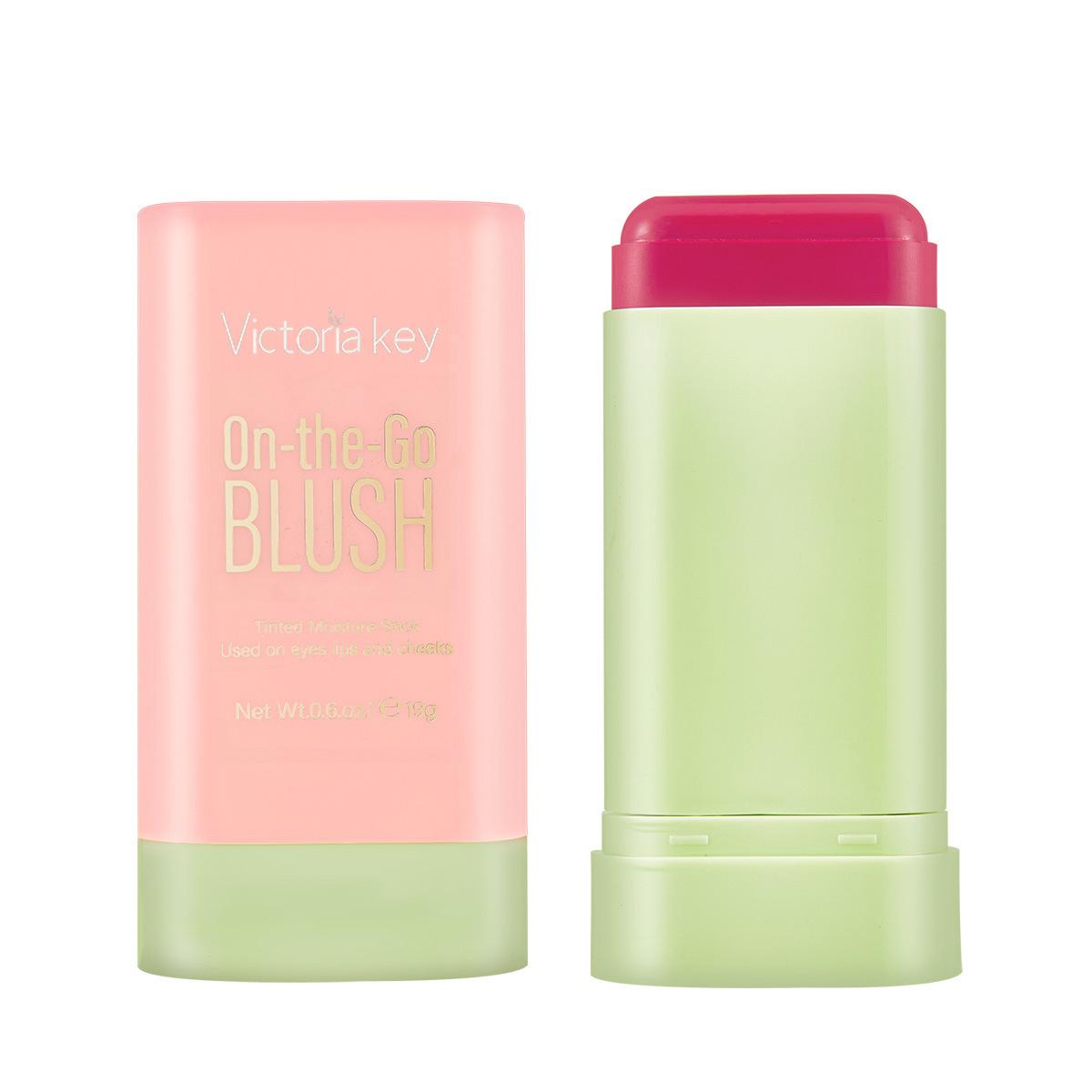 

Jelly Blush Stick & Highlighter Stick Natural Brightening & Contouring Blush # Pink blush stick