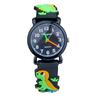 Dziecięcy Kreskówkowy Zegarek Kwarcowy 3D - Motywy: Piłka nożna, Samolot, Koparka, Dinozaur